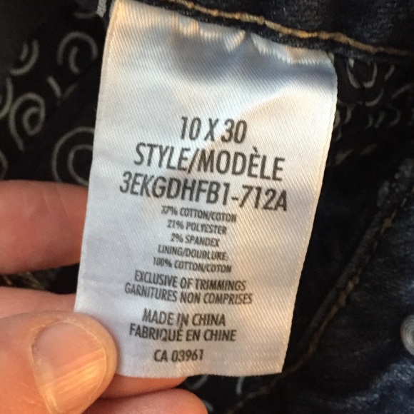 Ladies Denver Hayes Jeans, size 10 - Picture 8 of 9